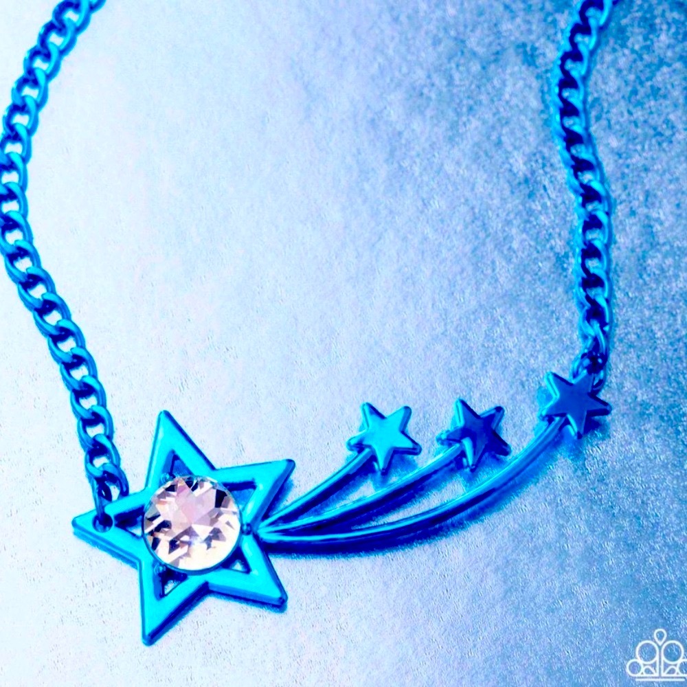 ☄️💫FROM OUTER SPACE❗️ “METEOR MOMENT” BLUE NECKLACE PAPARAZZI❗️💫☄️